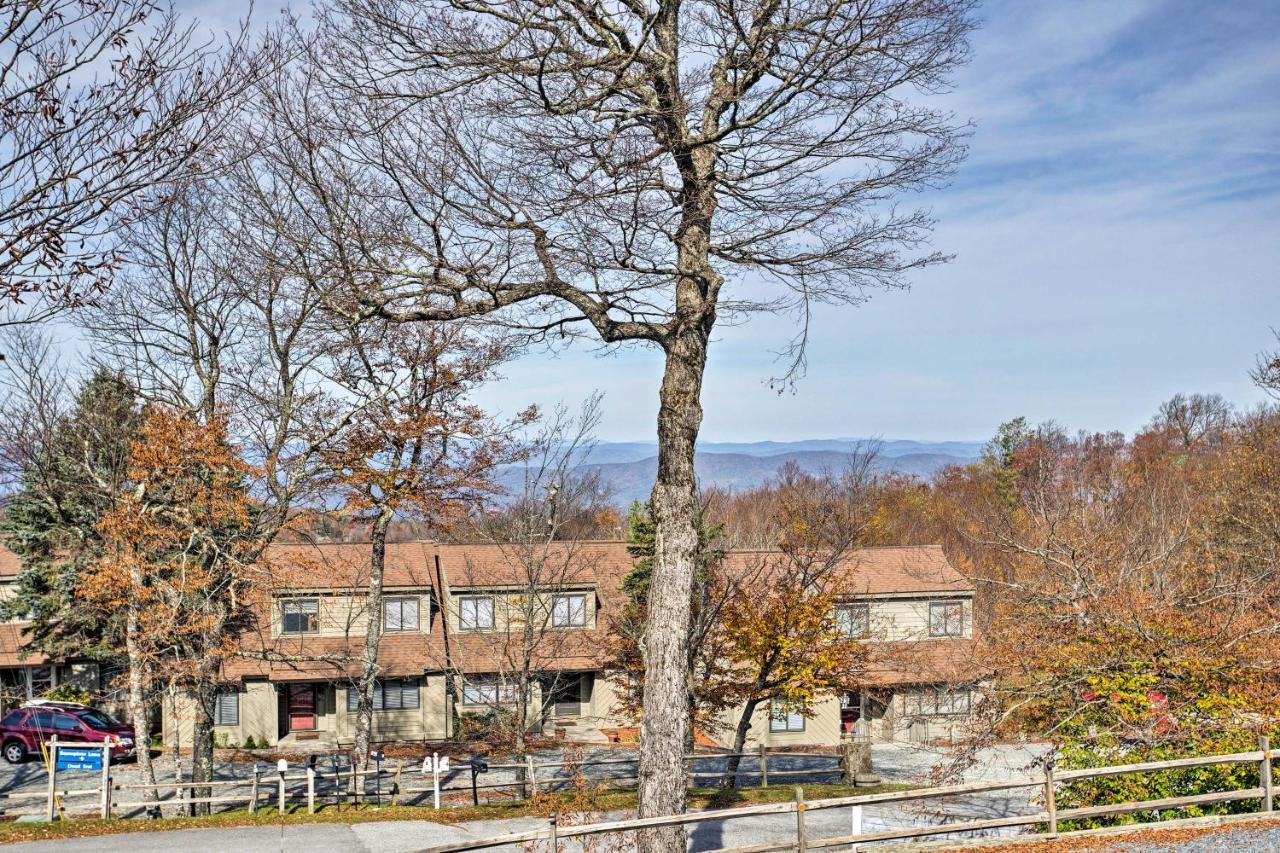 Pet-Friendly Beech Mountain Condo Steps To Slopes Kültér fotó